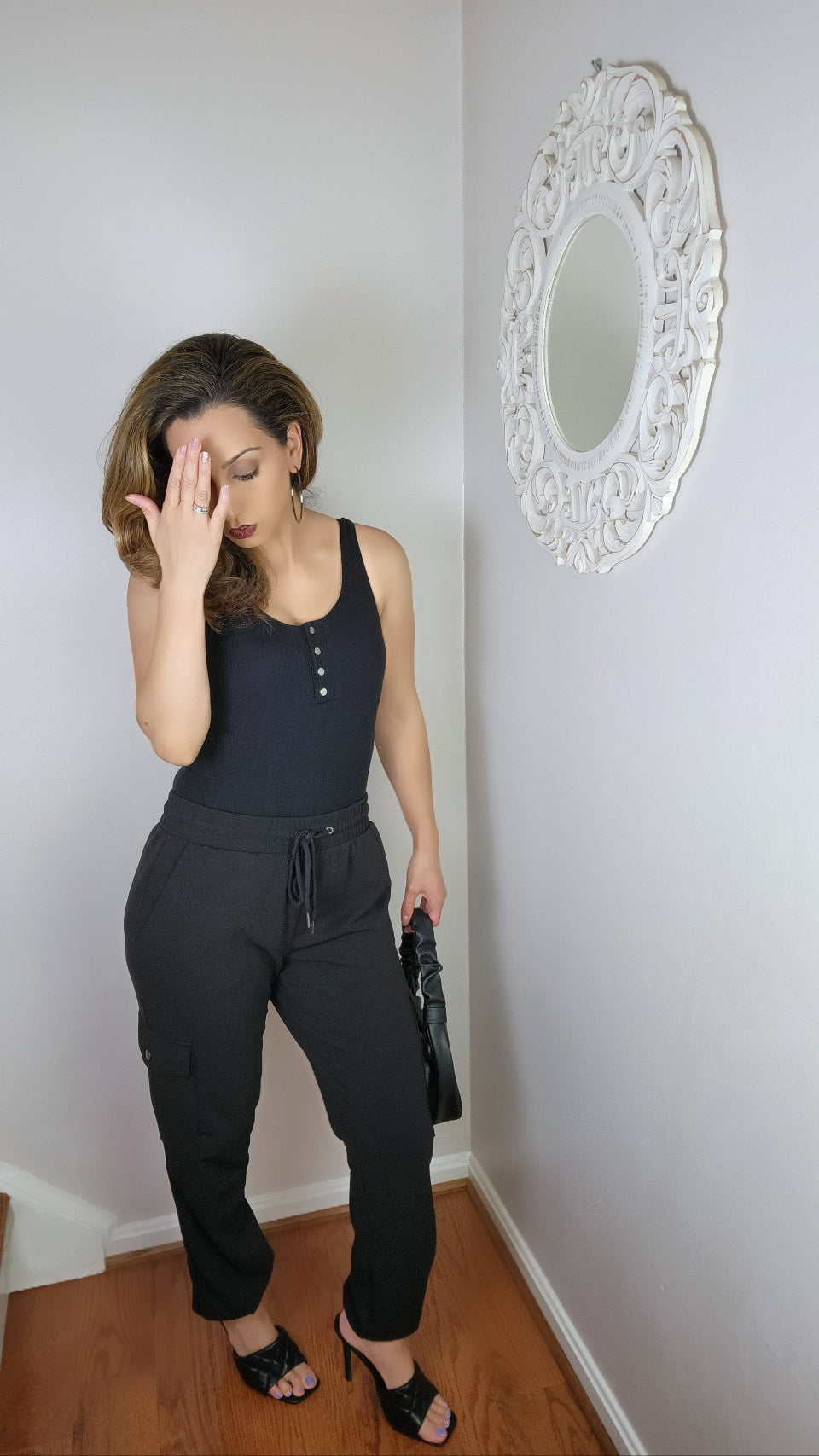 Ready For Anything Cargo Joggers - Black